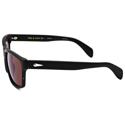 Rag & Bone Men's 58mm Matte Black Sunglasses