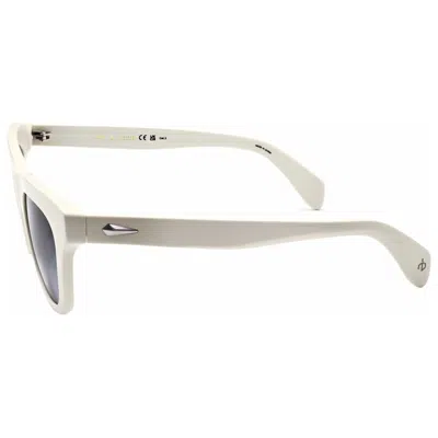 Rag & Bone Unisex Rnb1086 52mm Sunglasses In White