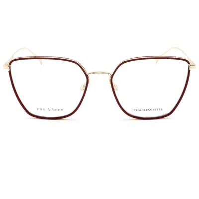 Rag & Bone Women's 55mm Burgundy Gold Opticals