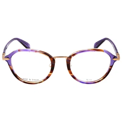 Rag & Bone Women's 49mm Violet Horn Opticals In Multi