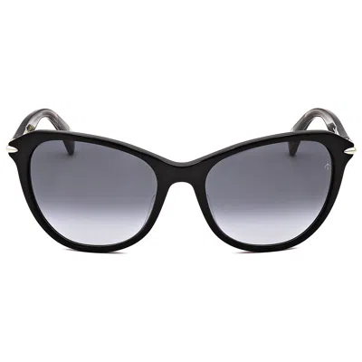 Rag & Bone Women's 55mm Black Sunglasses In Black