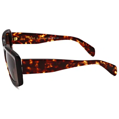 Rag & Bone 54mm Gradient Rectangular Sunglasses