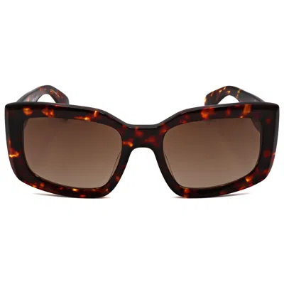 Rag & Bone 54mm Gradient Rectangular Sunglasses