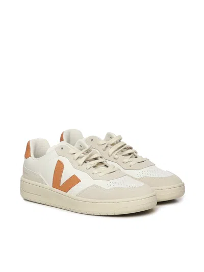 Veja Men's V-90 Sneaker In White