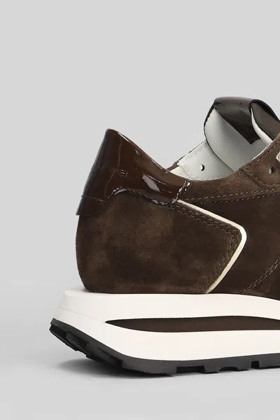 Philippe Model Tropez Haute Sneakers In Brown