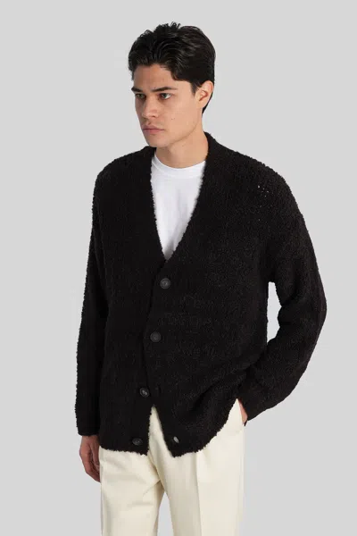 Tagliatore Kielder Knitwear In Brown Wool In Black