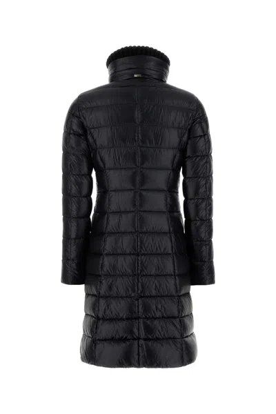 Herno Long Padded Jacket In Black