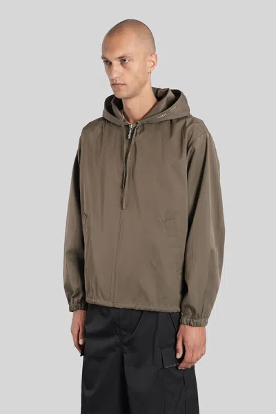 Marni Casual Jacket In Green Polyester In Brown