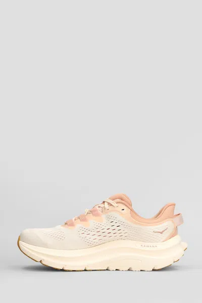 Hoka Kawana 2 Sneakers In Beige Fabric In Neutral