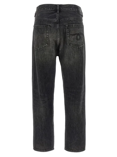 R13 Crossover Five-pocket Jeans In Black