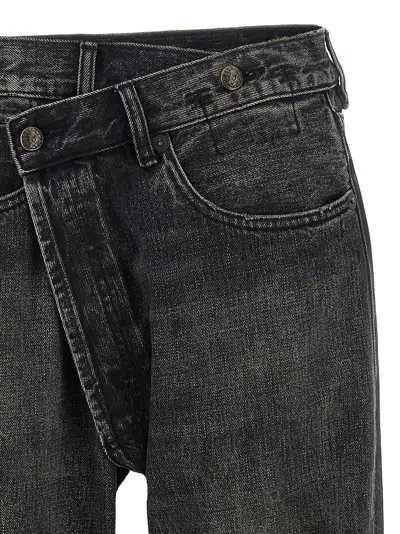 R13 Crossover Five-pocket Jeans In Black
