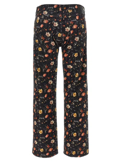 R13 'joan Kick Flare' Jeans In Black