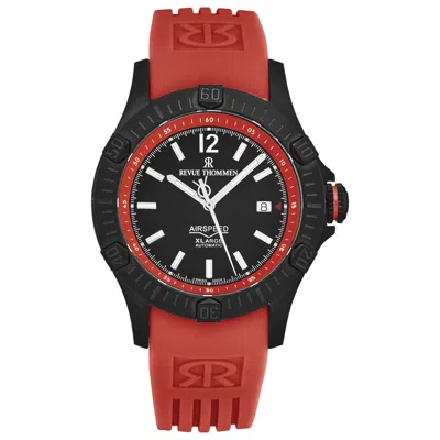 Revue Thommen Air Speed Automatic Black Dial Men's Watch 16070.4776 In Black
