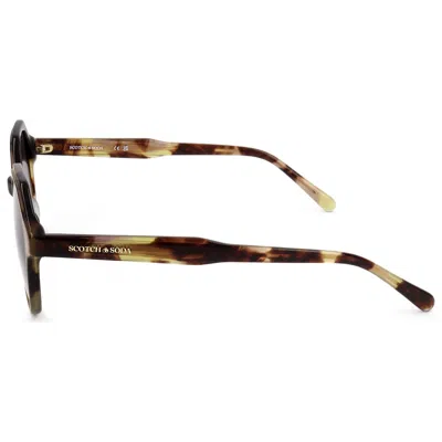 Scotch & Soda Unisex 49mm Sunglasses In Brown