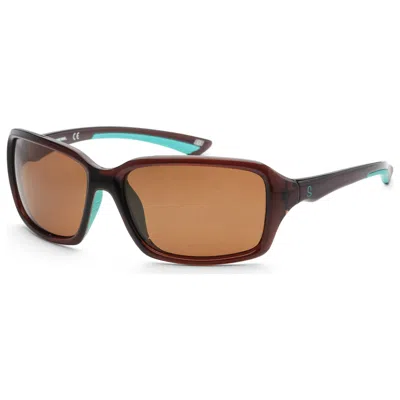 Skechers Men's 60 Mm Brown Sunglasses In Brown