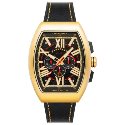 Thomas Earnshaw Men's Supremacy 45mm Quartz Watch In Black