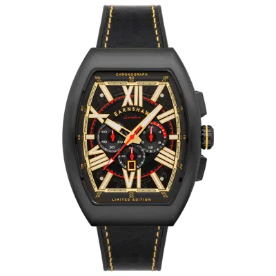 Thomas Earnshaw Men's Supremacy 45mm Quartz Watch In Black