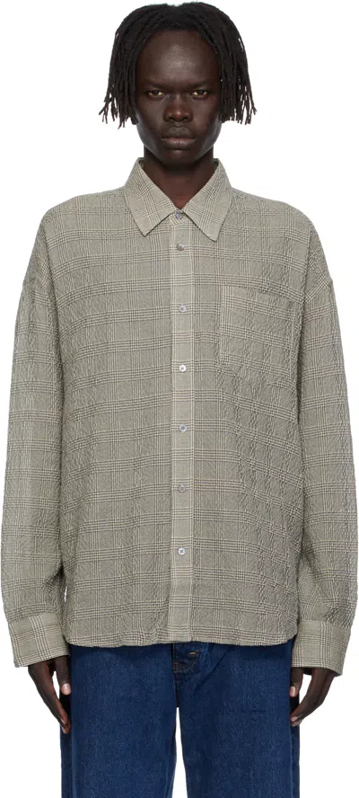 Hope Gray Wide Fit Shirt In Gray