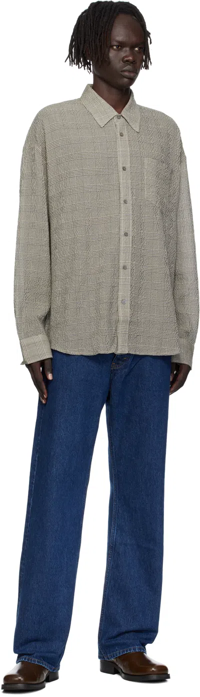 Hope Gray Wide Fit Shirt In Gray