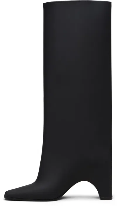 Coperni Bridge Boots In Rubber In Black