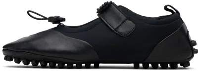 Cecilie Bahnsen Neoprene And Goatskin Leather Flat Shoes In White