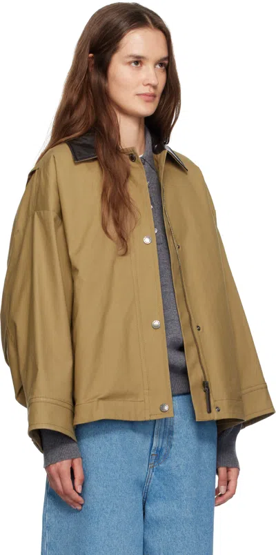 Weekend Max Mara Tan Dorema Jacket In Brown