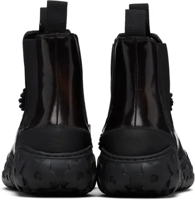 Cecilie Bahnsen Binley Flower-embellished Chelsea Boots In Brown