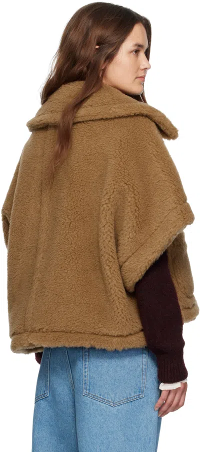 Max Mara Beige Newterzo1 Jacket In Green