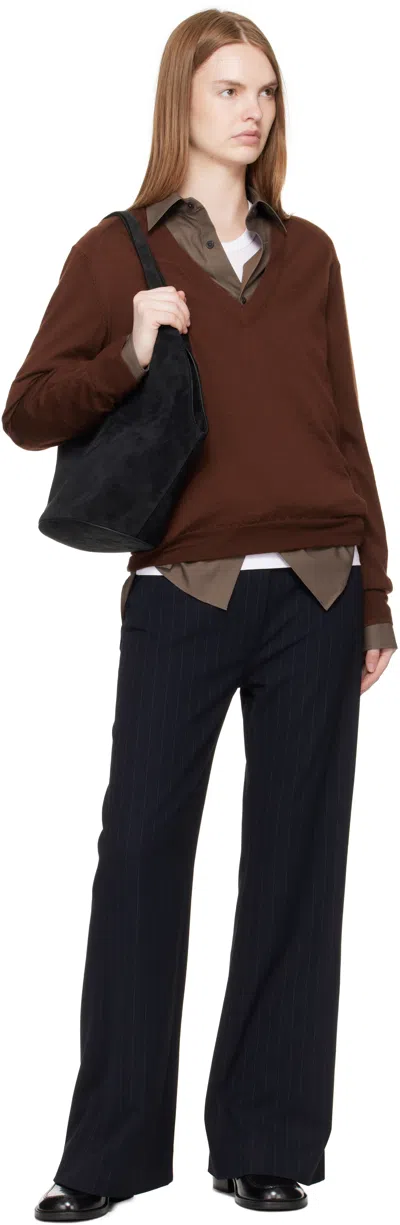 Aesther Ekme Ssense Exclusive Black Phantom Bucket Tote In Black