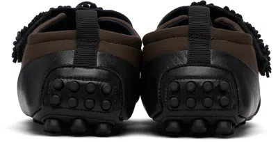 Cecilie Bahnsen Flower-embellished Mary Jane Sneakers In Brown