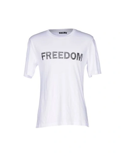Shop Blk Dnm T-shirt In White