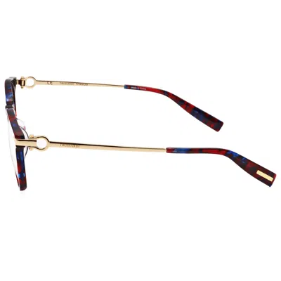 Trussardi Unisex 49mm Red Blue Havana Opticals