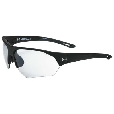 Under Armour Unisex 72 Mm Silver Sunglasses In Black