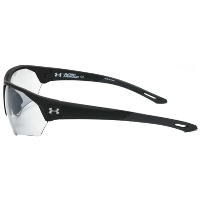 Under Armour Unisex 72 Mm Silver Sunglasses In Black