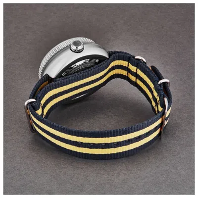 Zeno Deep Diver Automatic Yellow Dial Men's Watch 500-2824-i9 In Black