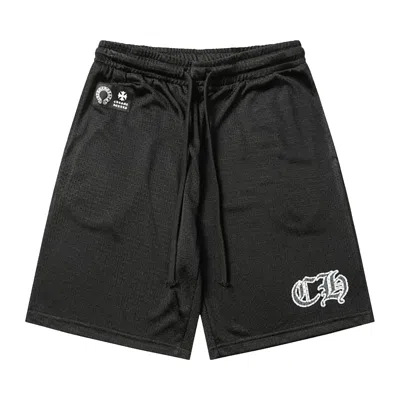 Pre-owned Chrome Hearts Mesh Varsity Shorts 'black' | Men's Size Xxl