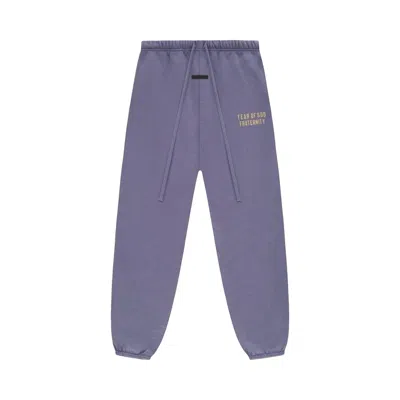 Pre-owned Essentials Fear Of God  Heavy Fleece Sweatpant 'lavender' | Purple | Men's Size Xxl