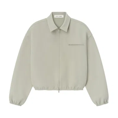 Pre-owned Essentials Fear Of God  Bonded Canvas Jacket 'abbey Stone' | Tan | Men's Size S In Brown