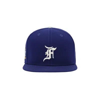 Pre-owned Essentials Fear Of God  Los Angeles Dodgers 59fifty Cap 'royal' | Blue | Men's Size 7.75