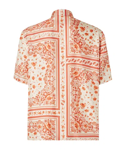 Fendi F.r.s For Restless Sleepers Printed Silk Shirt In Multi