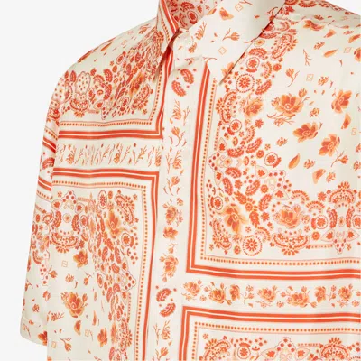Fendi F.r.s For Restless Sleepers Printed Silk Shirt In Multi