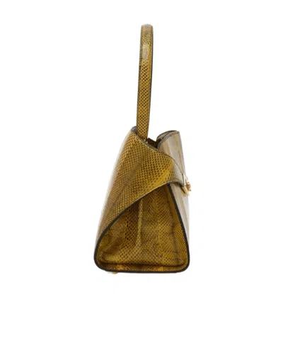 Ferragamo Hug Soft Bicolor Shoulder Bag In Brown