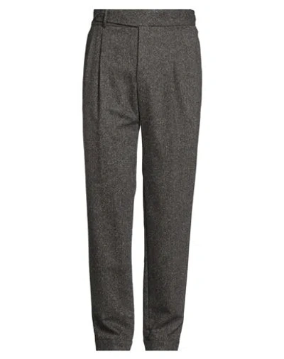 Incotex 1951 By Slowear Man Pants Dark Brown Size 36 Virgin Wool, Polyamide, Silk, Elastane In Black