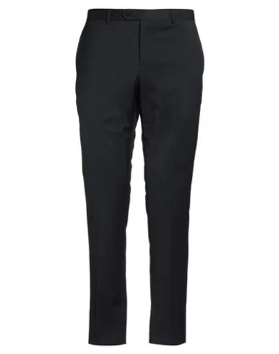 Manuel Ritz Evening Man Pants Midnight Blue Size 36 Polyester, Virgin Wool, Elastane In Blue