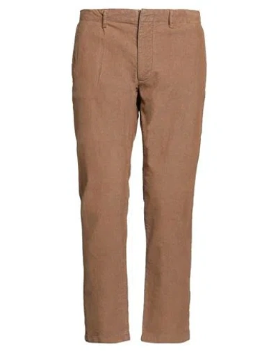 Liu •jo Man Man Pants Camel Size 38 Cotton, Polyester, Elastane In Brown