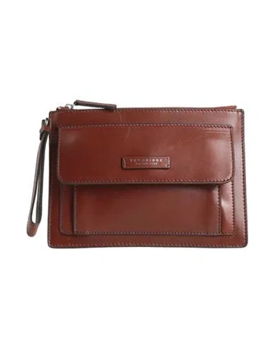 The Bridge Man Handbag Chocolate Brown Size - Leather In Brown