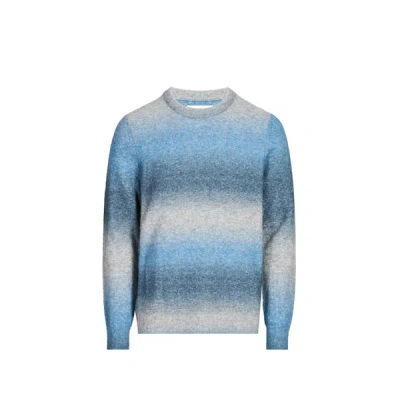 Samsoe & Samsoe Samse Samse Aiden Crewneck Sweater In Blue