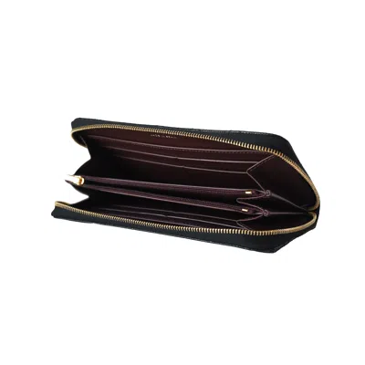 Pre-owned Chanel Cc Caviar Quilted Large Gusset Zip Around Wallet Black