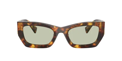 Miu Miu Woman Sunglass Mu 09ws In Brown