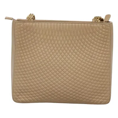 Pre-owned Bally Beige Leather Shoulder Bag ()